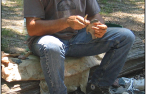 Flint-knapping with Jeff Kalin - workshop
