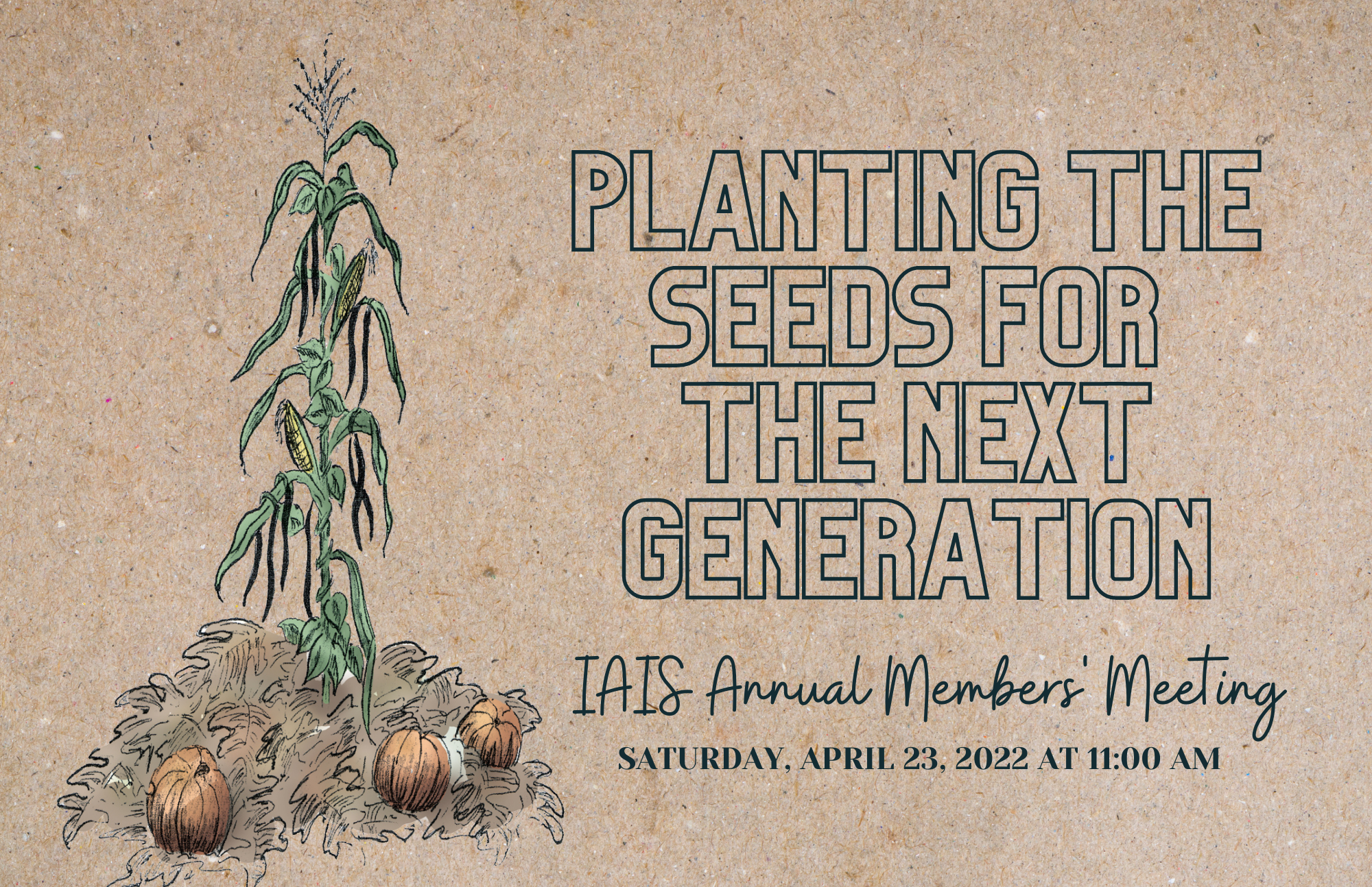 image reads planting seeds for the next generation