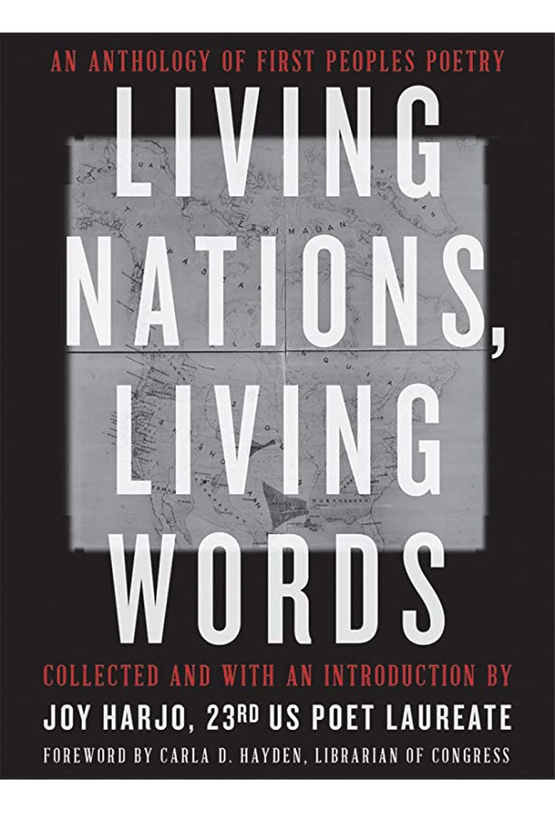 Front cover of IAIS' April bookclub book Living Nations, Living Words: An Anthology of First Peoples’ Poems.